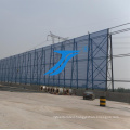 Powder Coated Wind Dust Control Barrier for Coal Pile